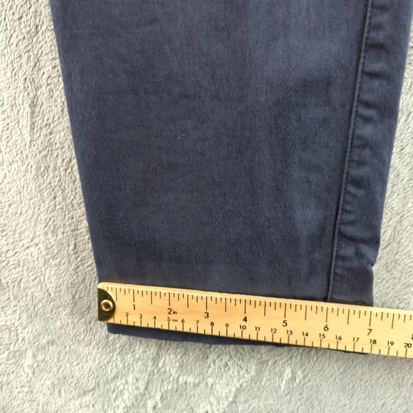 Boss Hugo Boss Pants Mens 34x32 Blue Chino Straight Work Business Preppy Cuffed - Picture 10 of 13